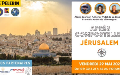 Alexis Jeason marcheur-pélerin sur la Via Sancti Martini de Tours à Szombathely avant de rejoindre Jérusalem interviendra dans la table ronde organisée par Gaële de la Brosse et le journal le Pèlerin